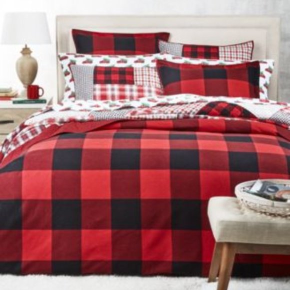 Martha Stewart Collection Holiday Flannel Buffalo Plaid Buffalo Plaid - Picture 2 of 4